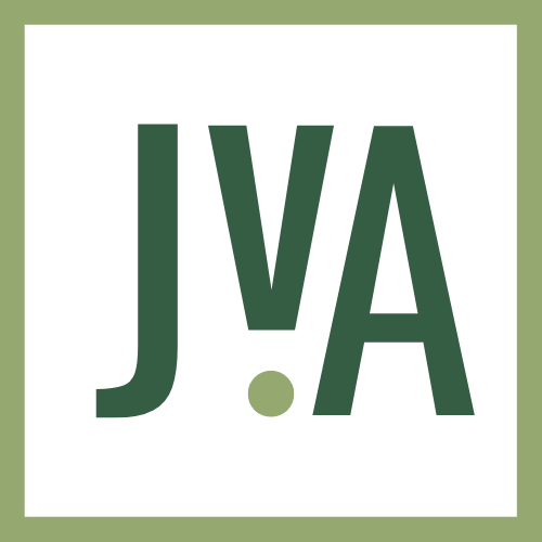 Jennifer van Alstyne Logo (the initials J V A)